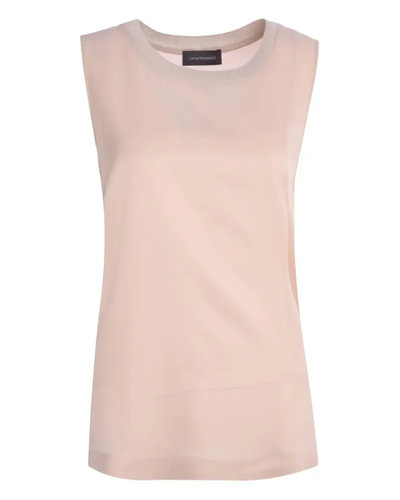Lorena Antoniazzi Trägershirt mit Rundhalsausschnitt - Rosa Rosa