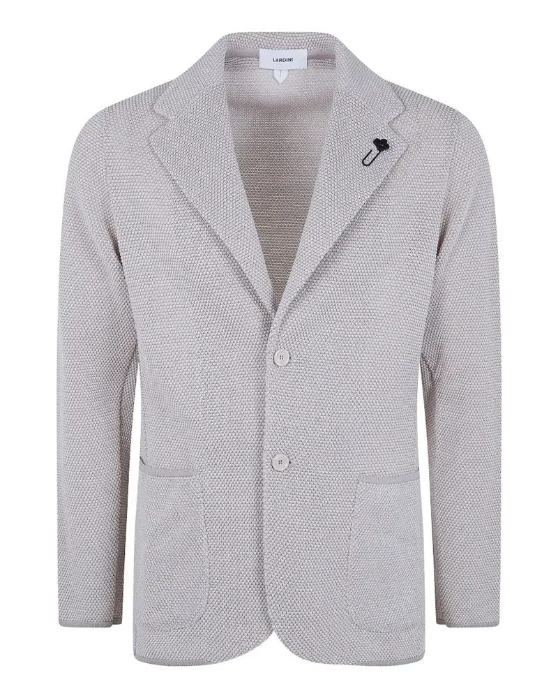 LARDINI texture blazer - Nude Nude