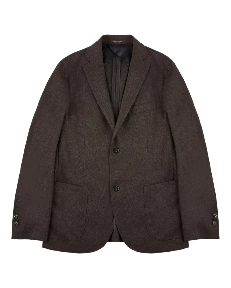 Incotex Sakko aus Flanell - Braun Braun