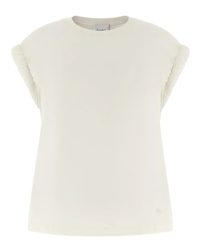 NUDE rolled-sleeve T-shirt Nude