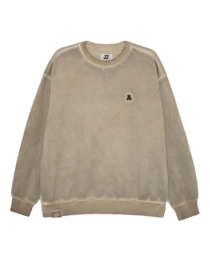 Izzue Sweatshirt mit Logo-Stickerei - Braun Braun