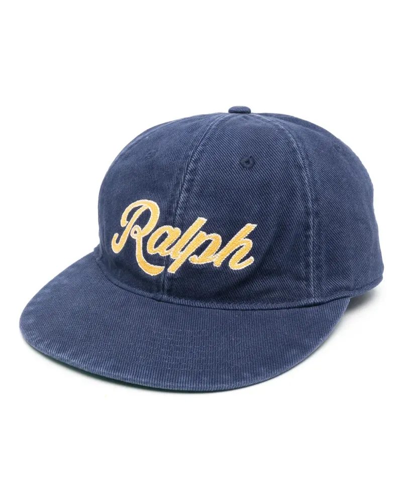 Ralph Lauren Baseballkappe mit Logo-Stickerei - Blau Blau