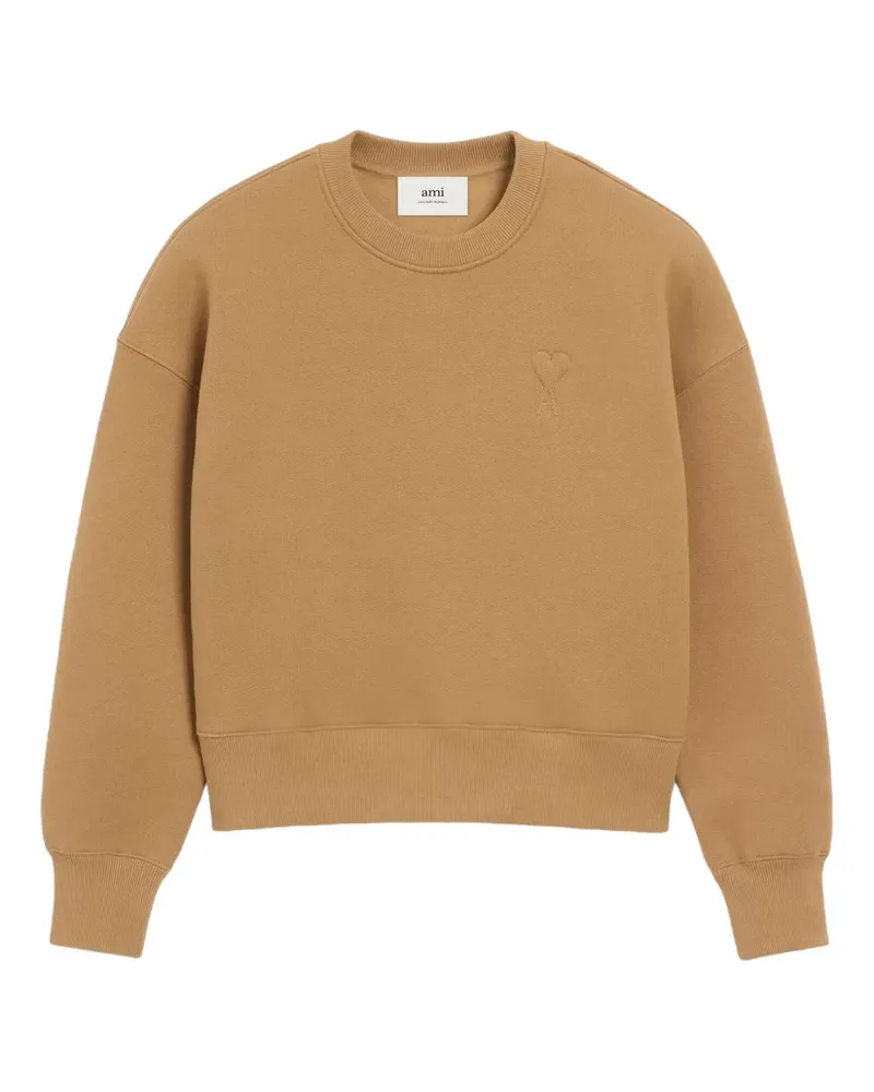 AMI Paris Ami de Coeur Sweatshirt - 280 CAMEL 280