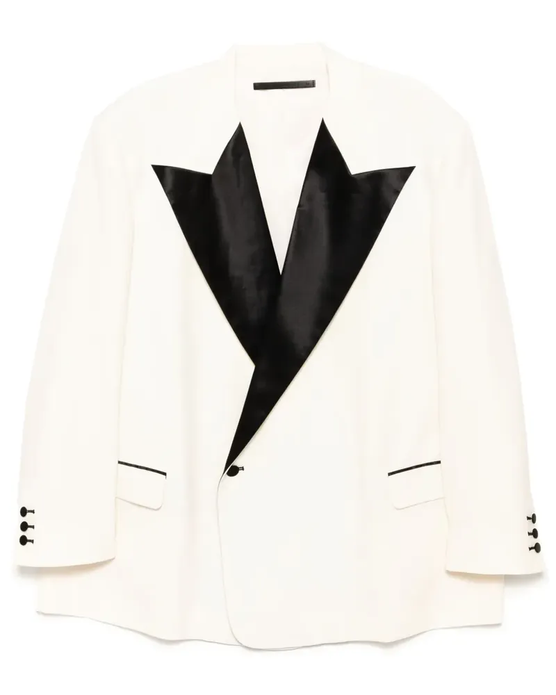 SANKUANZ Blazer im Oversized-Look - Weiß Weiß