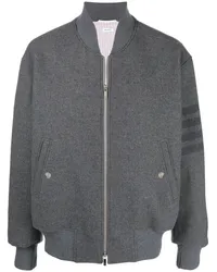 Thom Browne Bomberjacke im Oversized-Look Grau