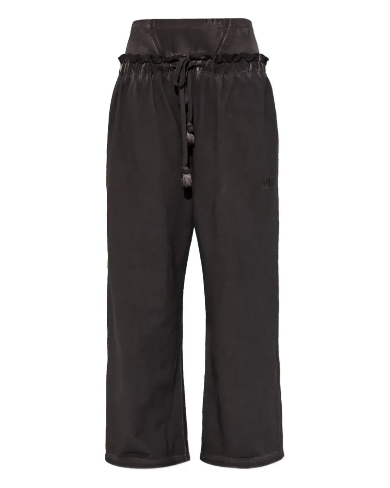Charlotte Knowles Haze drawstring track pants - Schwarz Schwarz