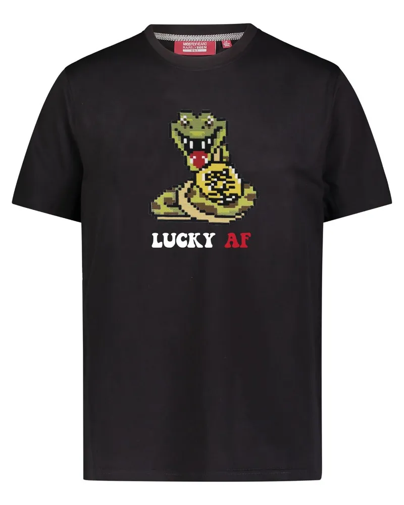 Mostly Heard Rarely Seen Lucky AF T-Shirt - Schwarz Schwarz