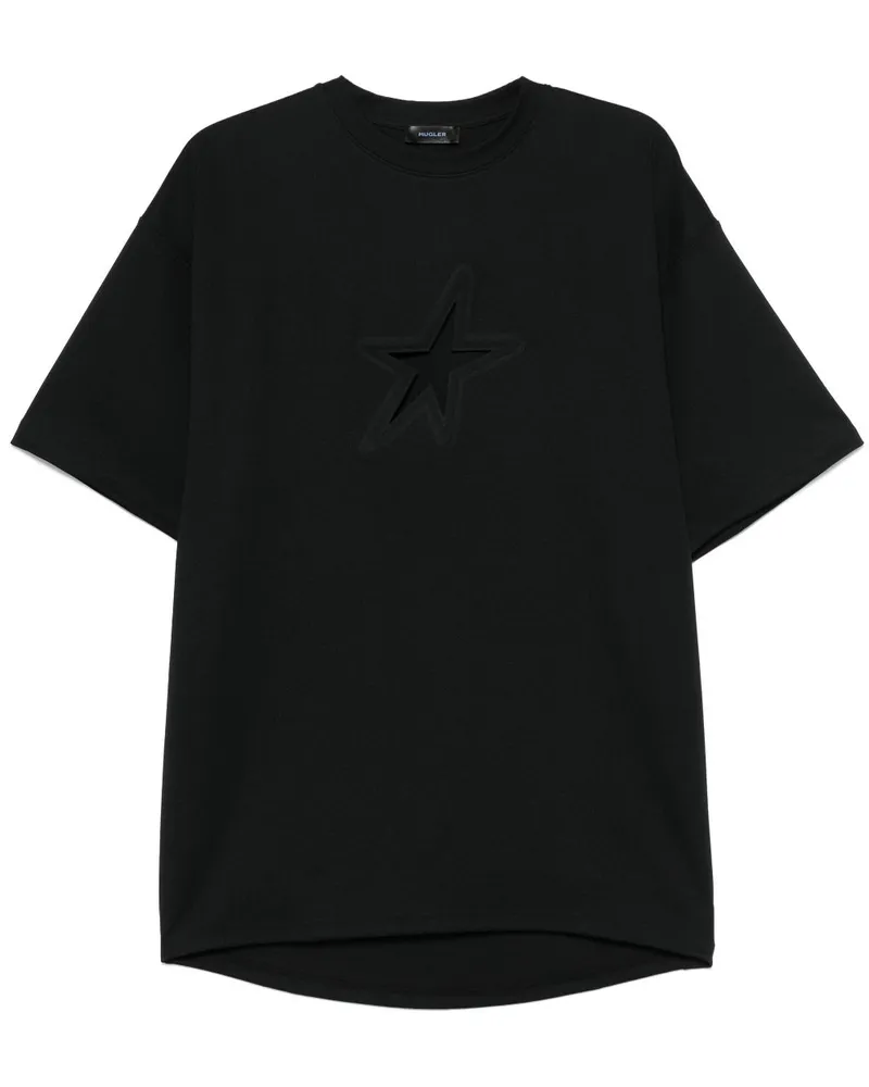 Thierry Mugler Star T-Shirt - Schwarz Schwarz