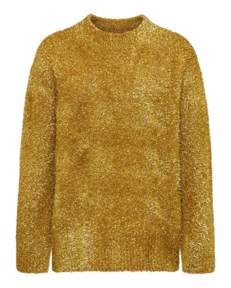 Simon Miller Cher Tinsel Pullover mit rundem Ausschnitt - Gold Gold