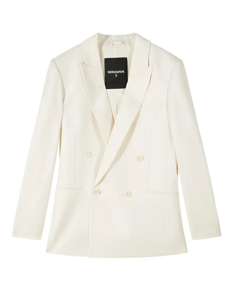 Patrizia Pepe double-breasted blazer - Weiß Weiß