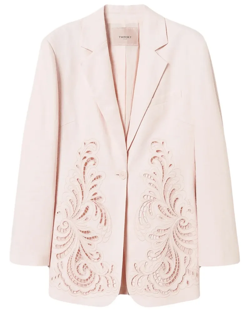 Twin-Set Besticktes Sakko - Rosa Rosa