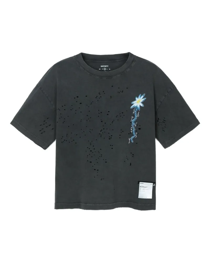 Satisfy MothTech™ T-Shirt - Schwarz Schwarz