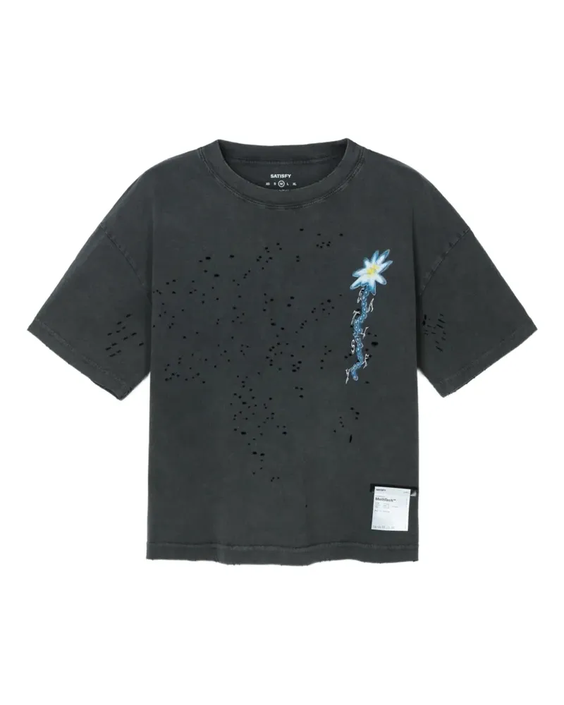 Satisfy MothTech™ T-Shirt - Schwarz Schwarz