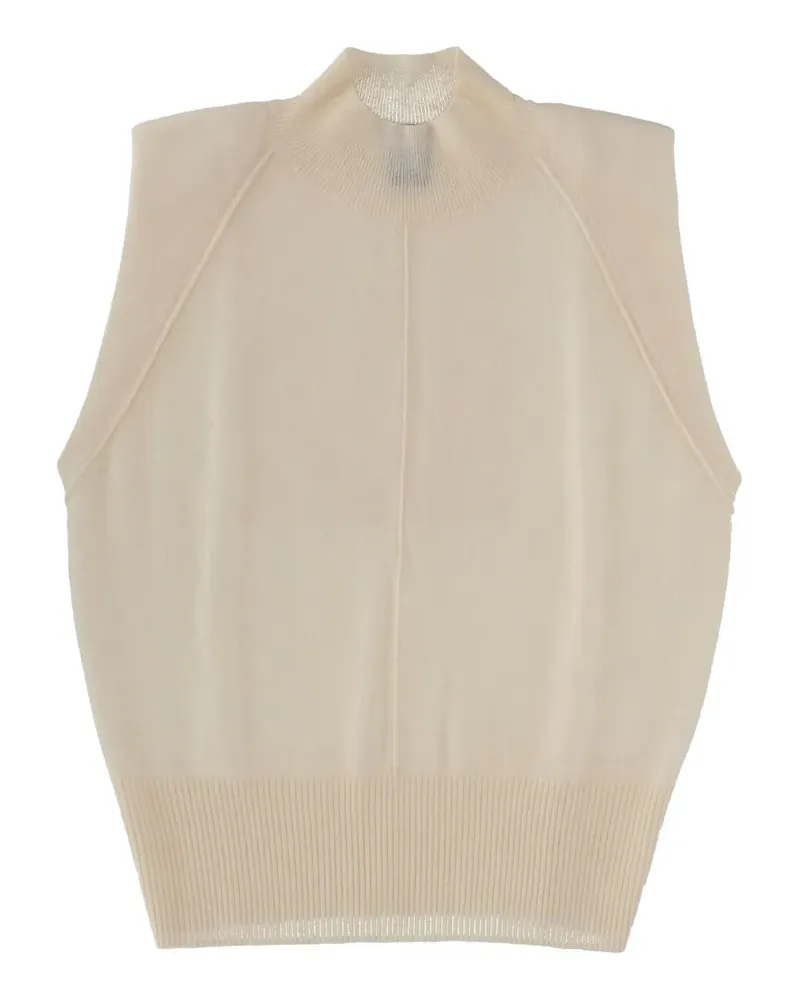 HUGO BOSS Weste mit Stehkragen - Nude Nude