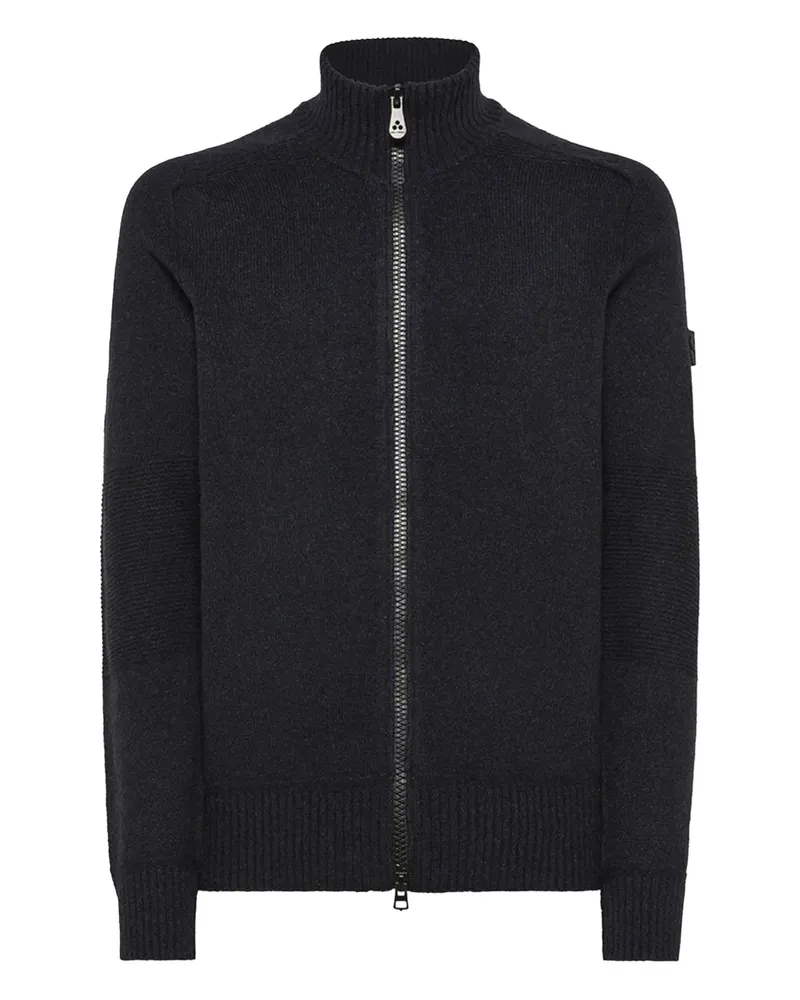 Peuterey Gerippter Cardigan mit Reißverschluss - Blau Blau