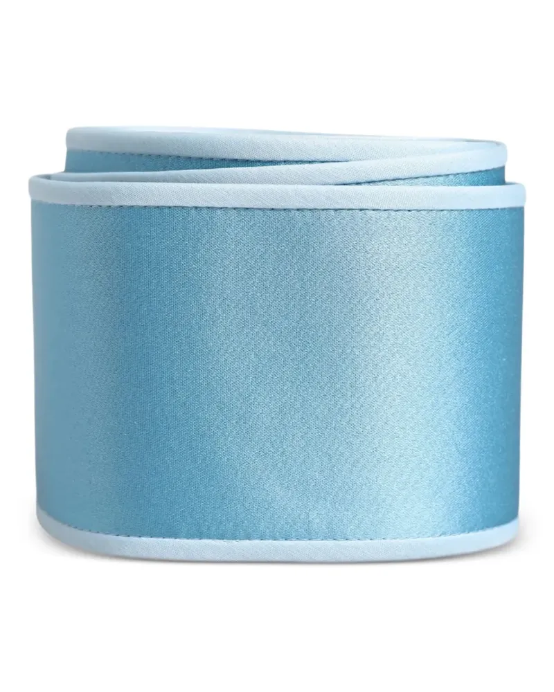 Dolce & Gabbana Gürtel aus Seide - Blau Blau