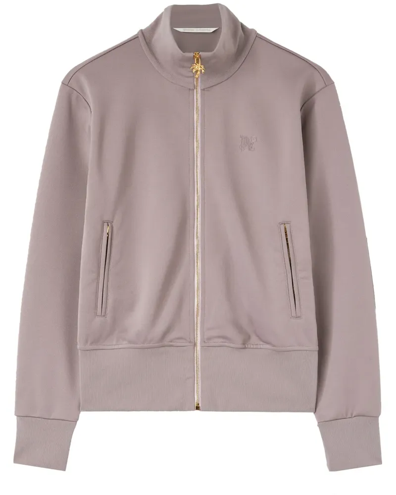 Palm Angels Sportjacke mit Monogramm-Stickerei - Violett Violett