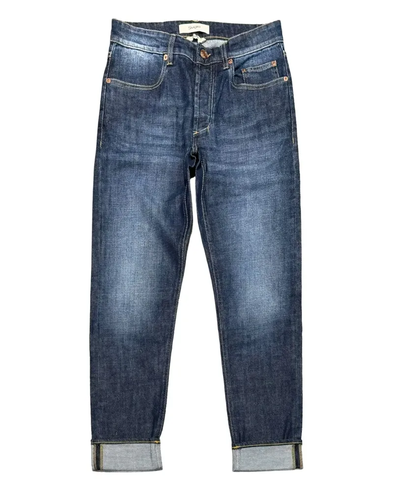 Siviglia Jeans mit Gürtelschlaufen - Blau Blau