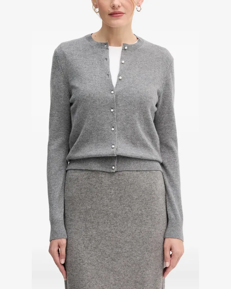 Benetton button-up cardigan - Grau Grau