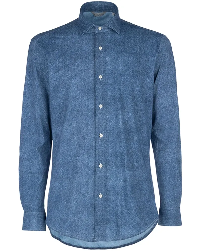 Brian Dales Klassisches Jeanshemd - Blau Blau