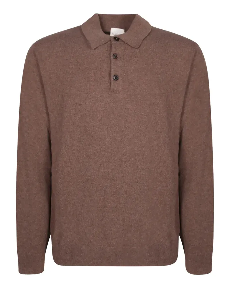 Paul Smith Poloshirt mit Knöpfen - Braun Braun