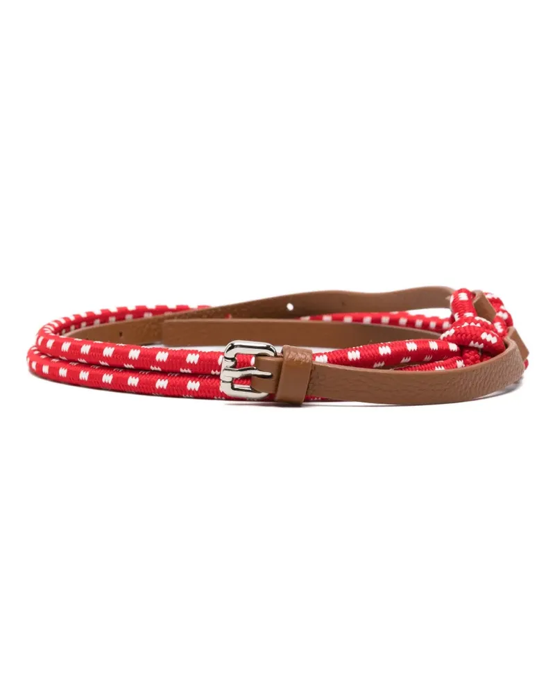 PLAN C rope-detail belt - Rot Rot