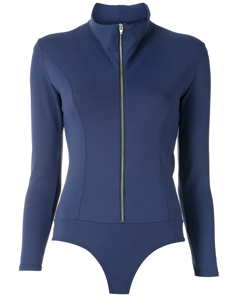 Amir Slama Body mit langen Ärmeln - Blau Blau