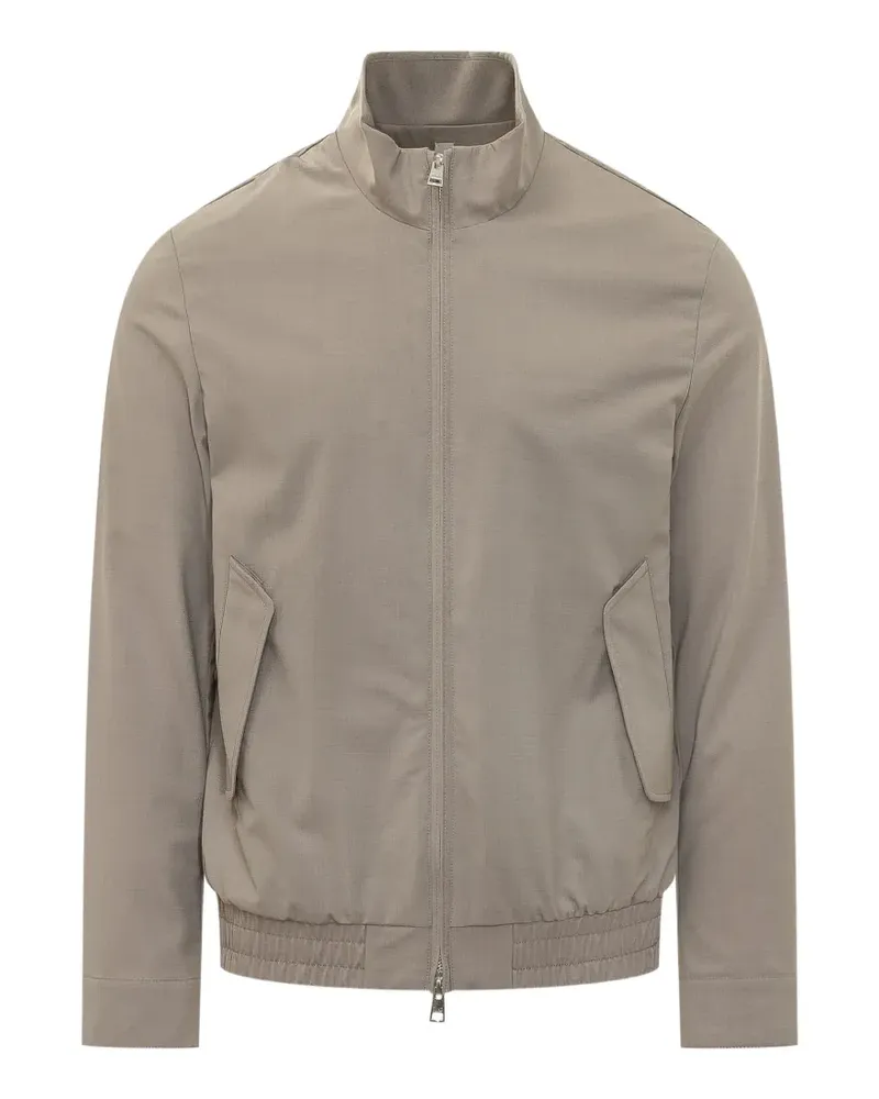 DUNO Stehkragen-Jacke mit elastischem Saum - Nude Nude