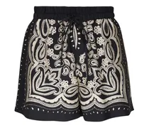 Shorts mit Paisley-Print