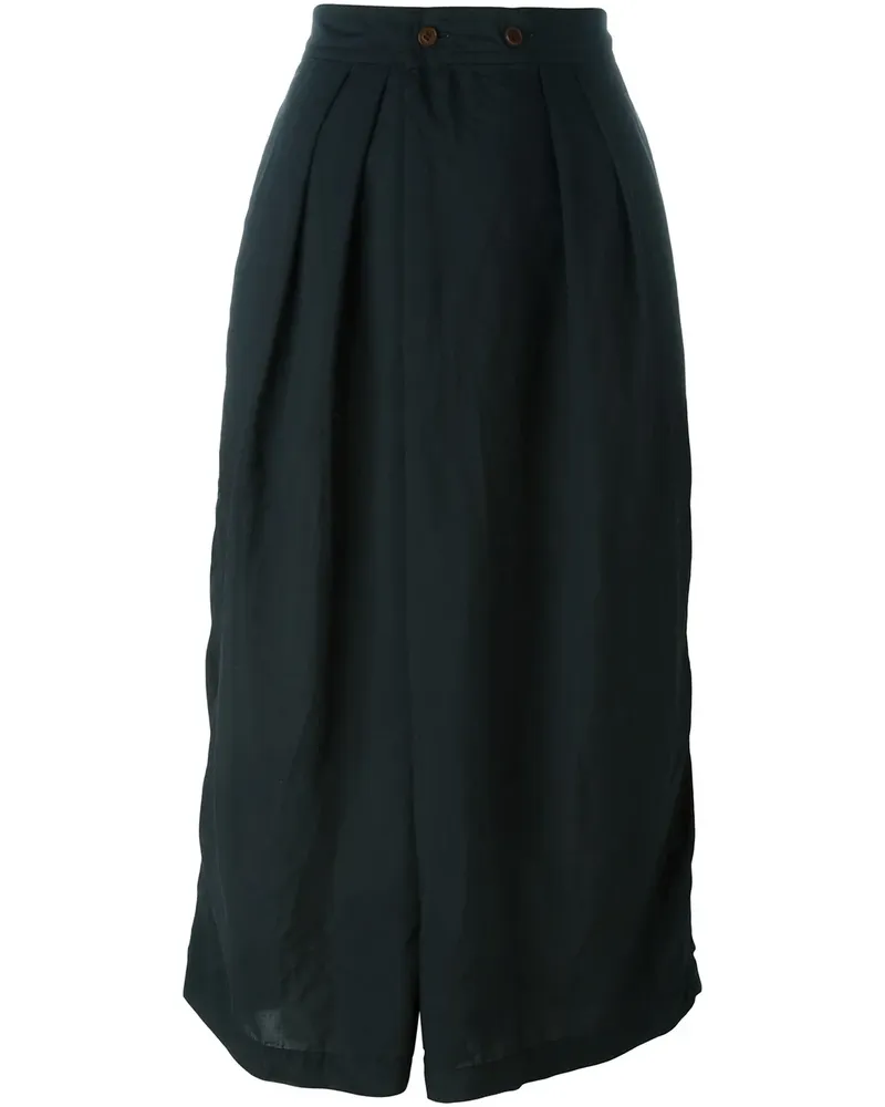 Comme des Garçons Culottes mit weit ausgestelltem Bein - Schwarz Schwarz