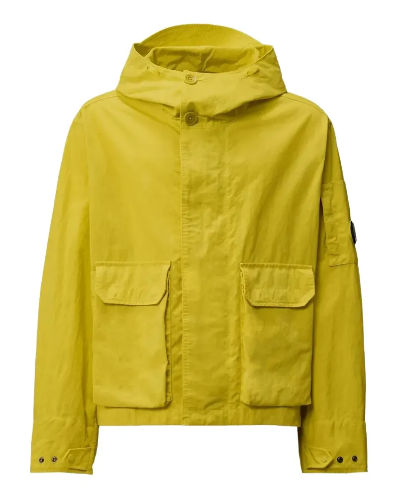 C.P. Company lens-detail cargo-poket jacket - Gelb Gelb