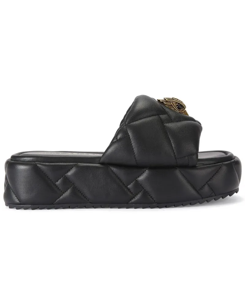 Kurt Geiger Kensington Puff Flatform-Sandalen - Schwarz Schwarz