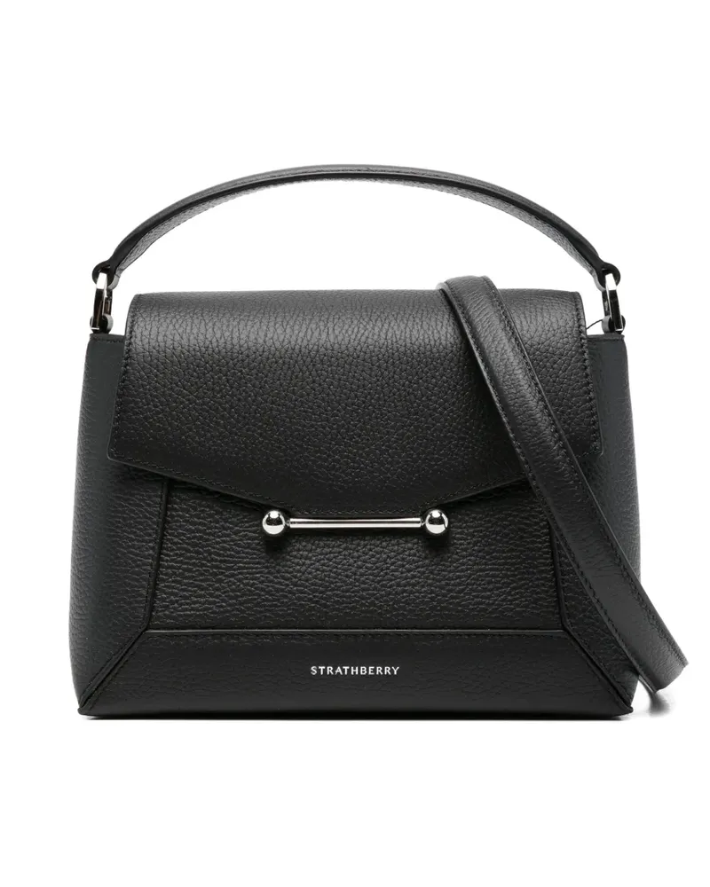 Strathberry Handtasche mit Logo-Print - Schwarz Schwarz