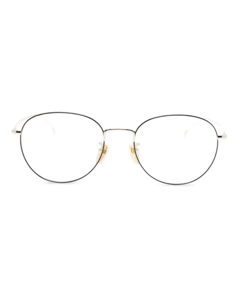 Gucci Brille mit rundem Gestell - Schwarz Schwarz