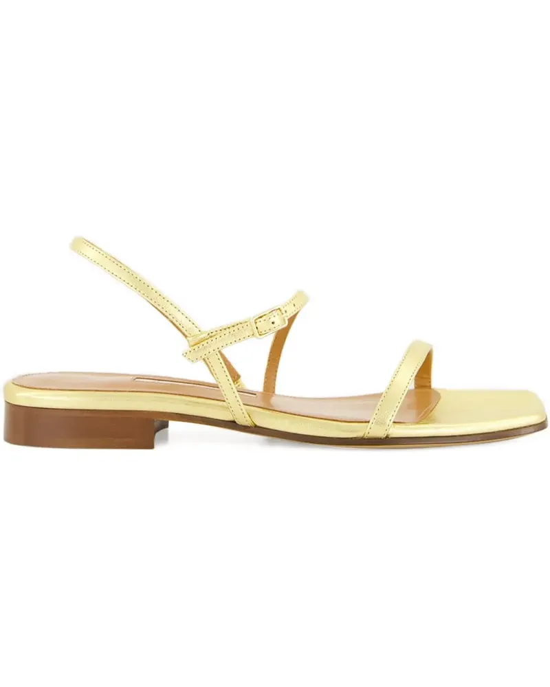 Emme Parsons Hope Sandalen mit eckiger Knöchelriemen - Gelb Gelb