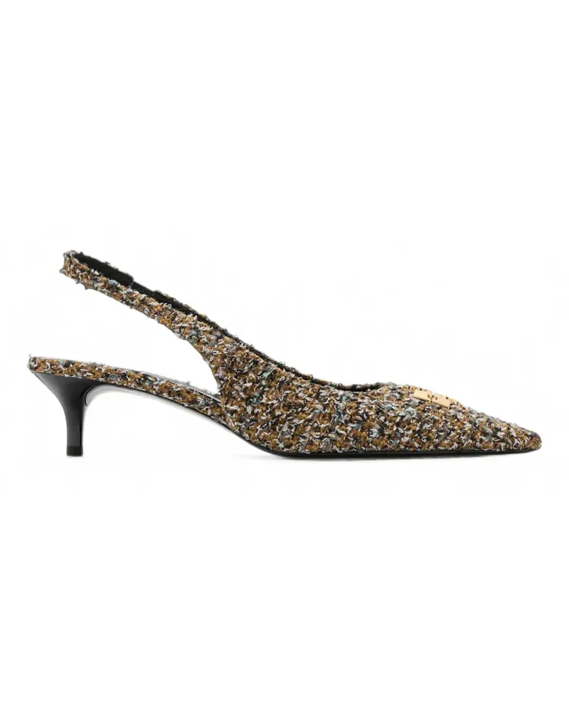 Tory Burch Charlie Slingback-Pumps - Braun Braun