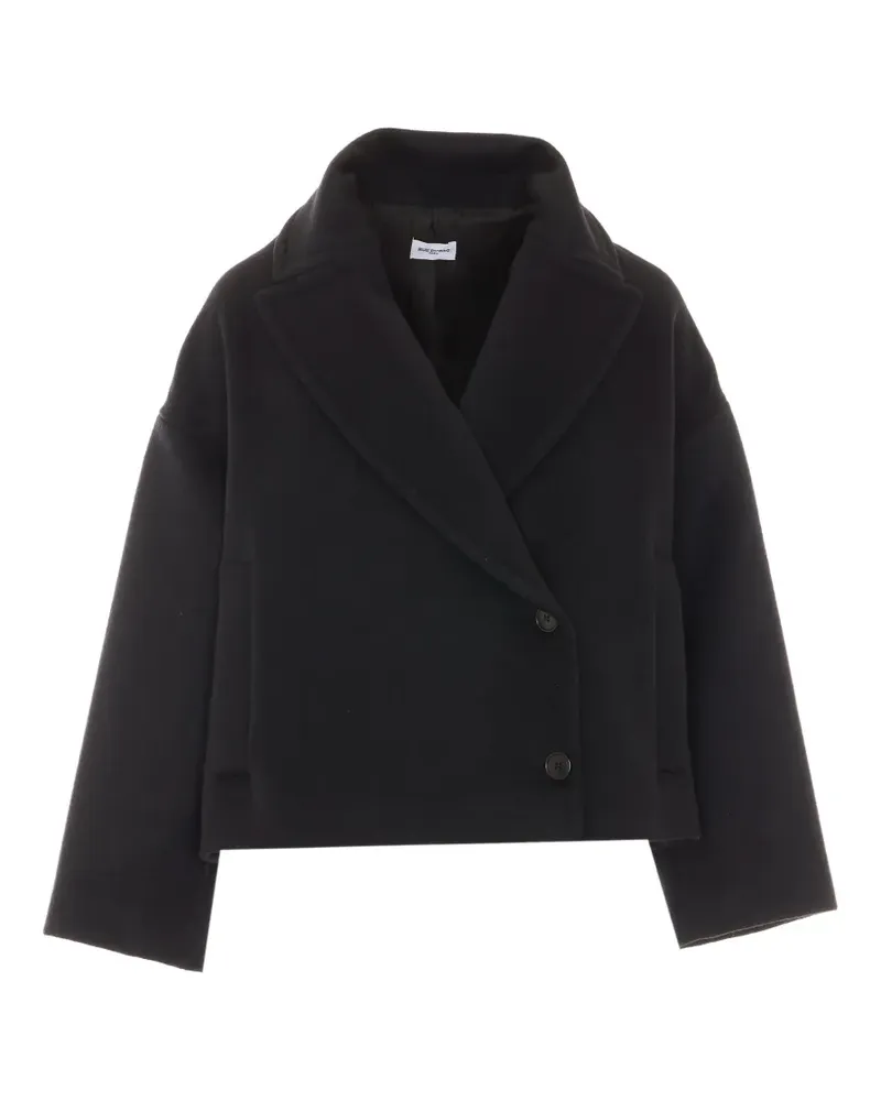 Rue du Bac cropped double-breasted jacket - Schwarz Schwarz