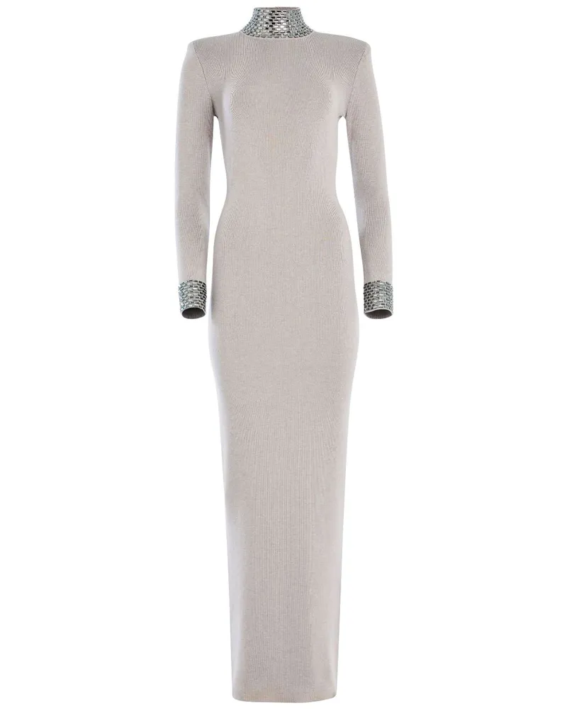 Retrofête Monroe Abendkleid - Grau Grau