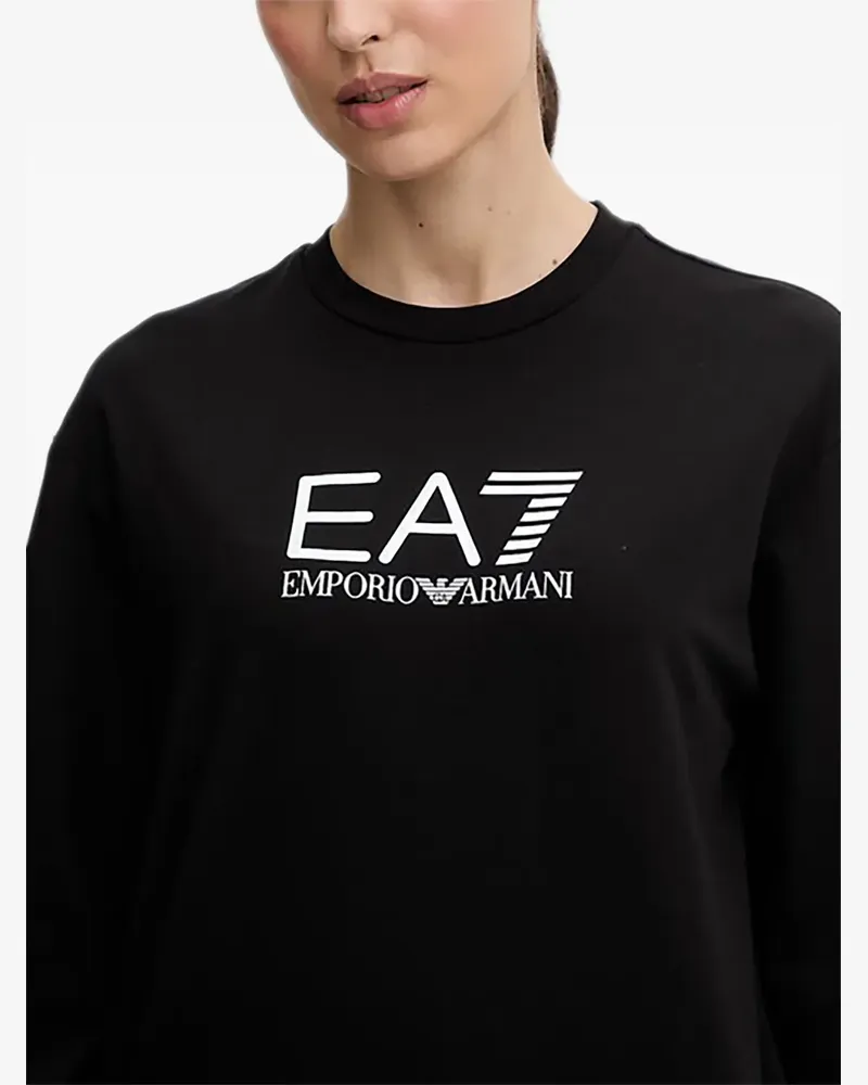 EA7 logo tracksuit - Schwarz Schwarz