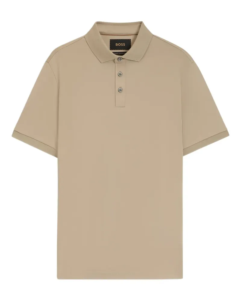 HUGO BOSS Poloshirt mit kurzen Ärmeln - Nude Nude