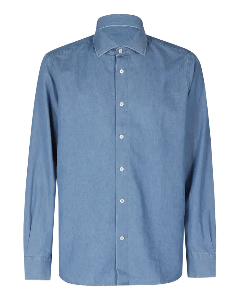 Seventy cotton long-sleeve shirt - Blau Blau