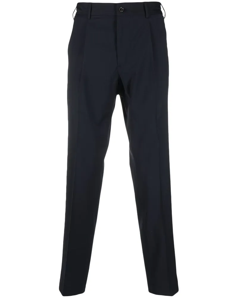 Dell'oglio Klassische Tapered-Hose Blau