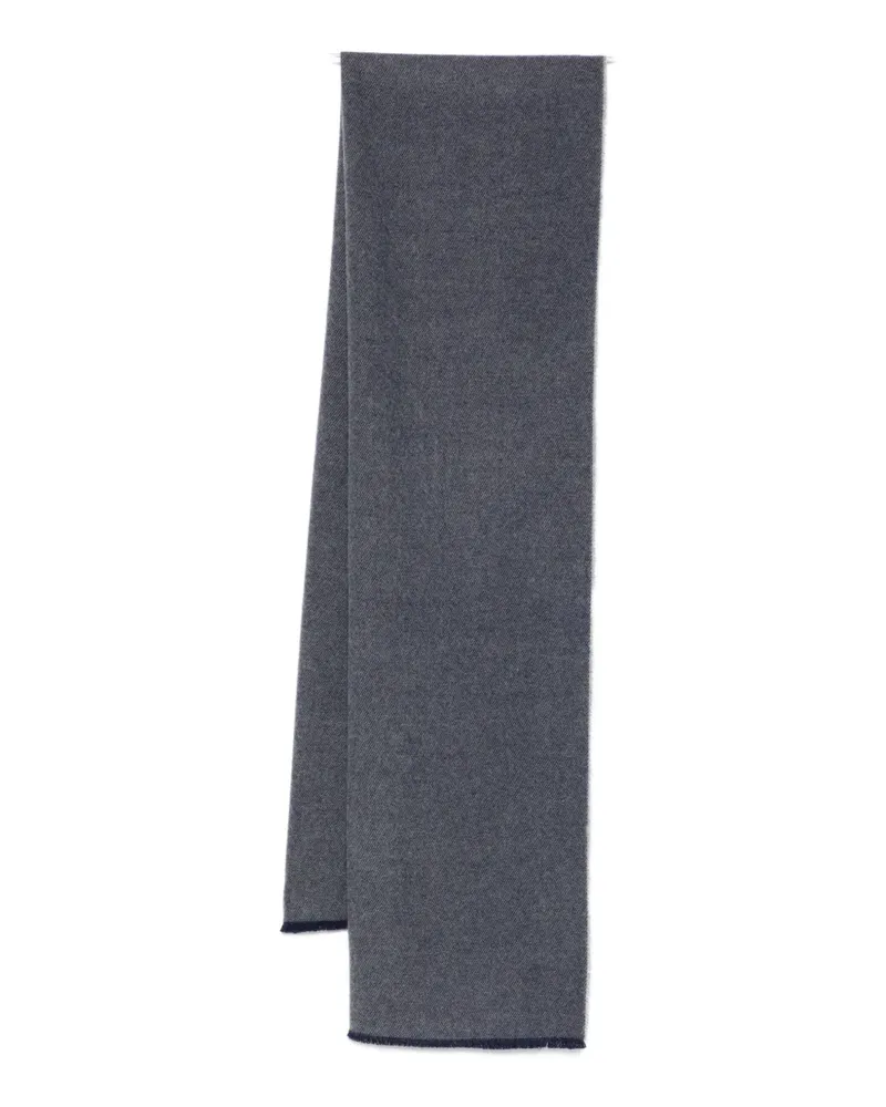 Corneliani trim-detail scarf - Grau Grau