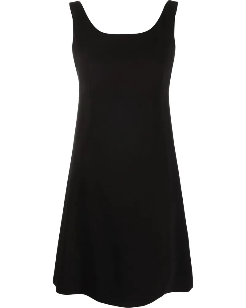 Moschino Trägerkleid mit U-Ausschnitt - Schwarz Schwarz