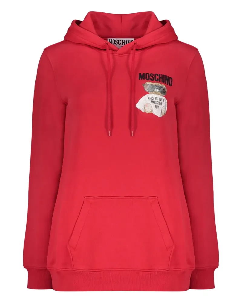 Moschino Klassischer Hoodie - Rot Rot