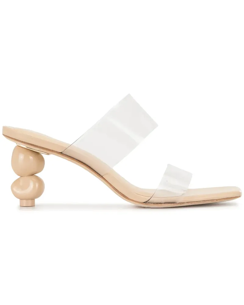 Cult Gaia Sandalen mit Design-Absatz - Nude Nude