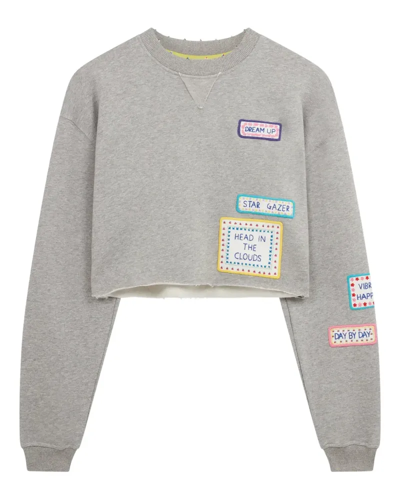 Mira Mikati Sweatshirt mit Patch-Detail - Grau Grau