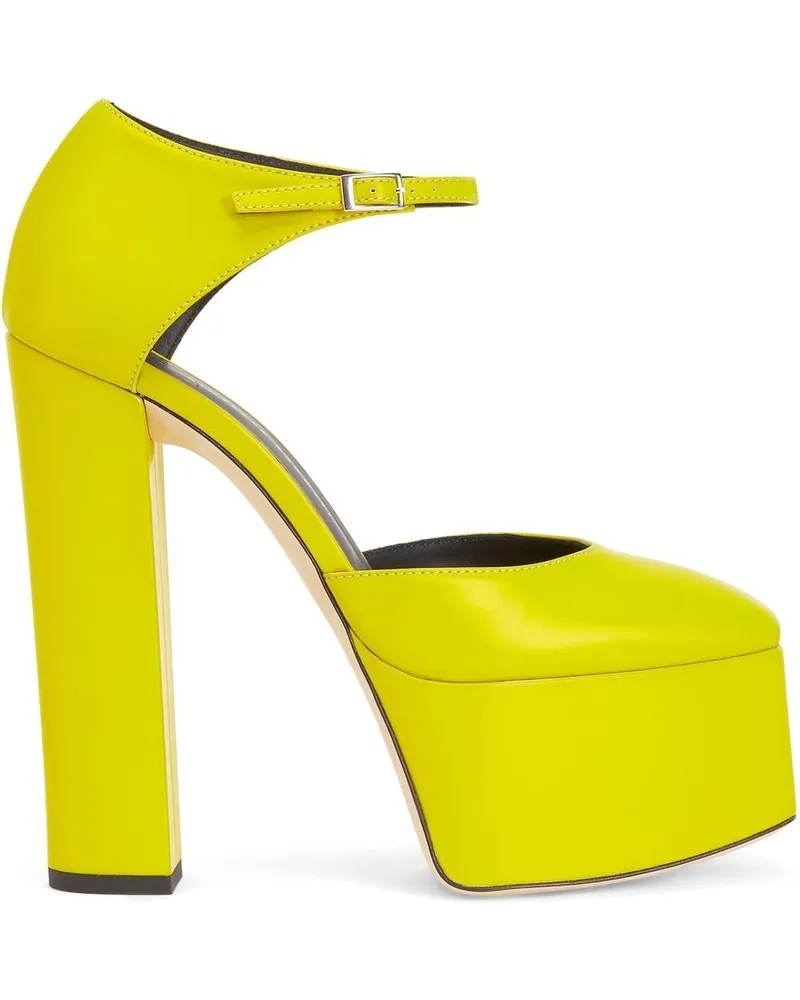 Giuseppe Zanotti Bebe Pumps mit Plateau 150mm - Gelb Gelb