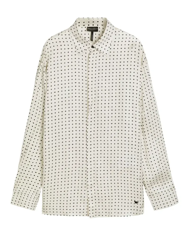 Emporio Armani patterned shirt - Nude Nude