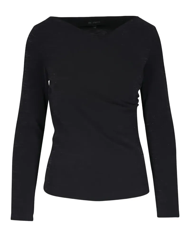 Adriano Goldschmied Alaya long-sleeve knitted top - Schwarz Schwarz